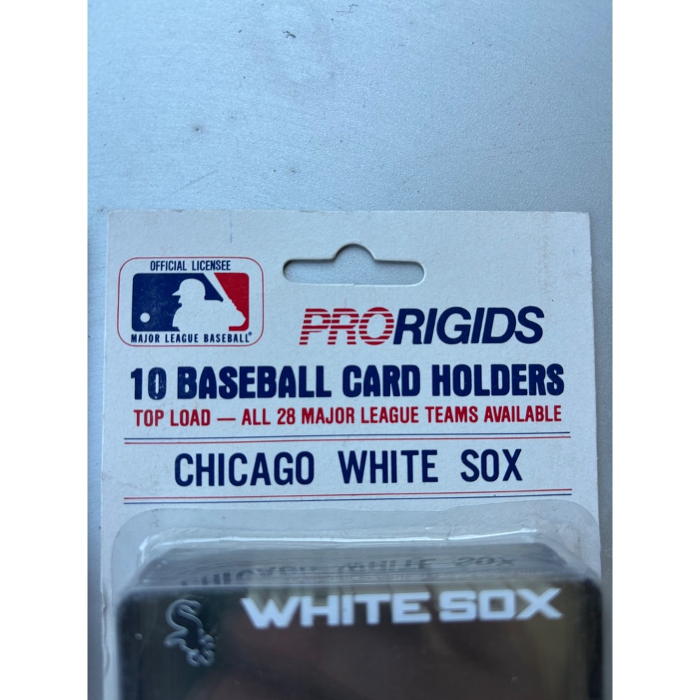 Vintage ProRigids Chicago White Sox Baseball Card Holders 2 Packs 20 Total MLB - Picture 5 of 11